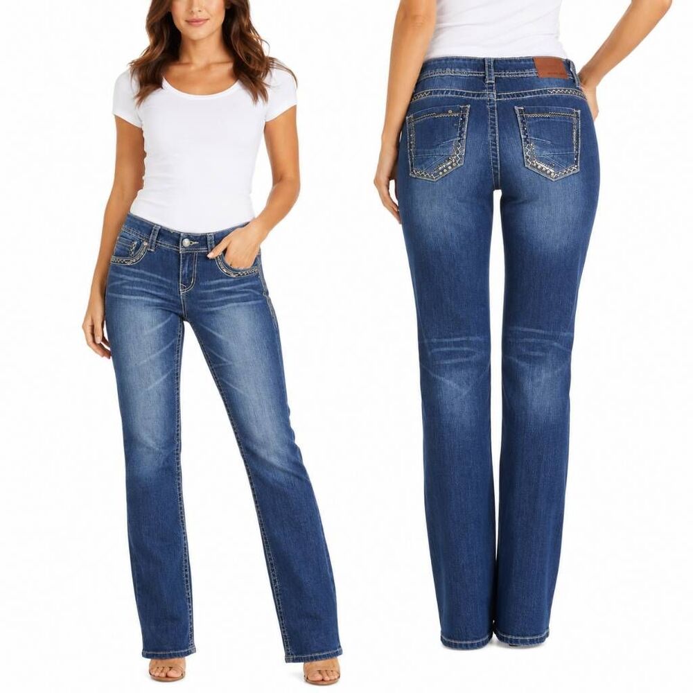 Maurices Slim Bootcut Jeans Women's 5/6 Medium Wash